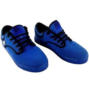 Vlado Spectro Kicks Shoes Blue Black Hip Hop Luxury Dancing Pop Lock Size 5.5
